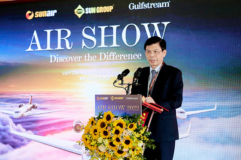 Loạt chuyên cơ hạng sang Sun Air tại Triển lãm Hàng không Airshow 2022