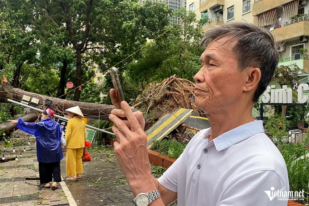 Năm nay 72 tuổi, ở Hà Nội tôi chưa trải qua cơn bão nào dữ dội đến thế